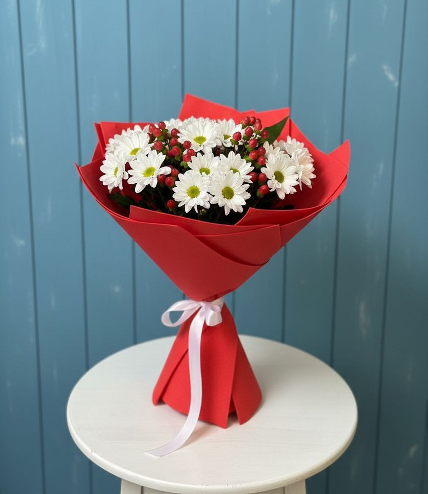 Букет цветов из: Хризантемы в Острогожске