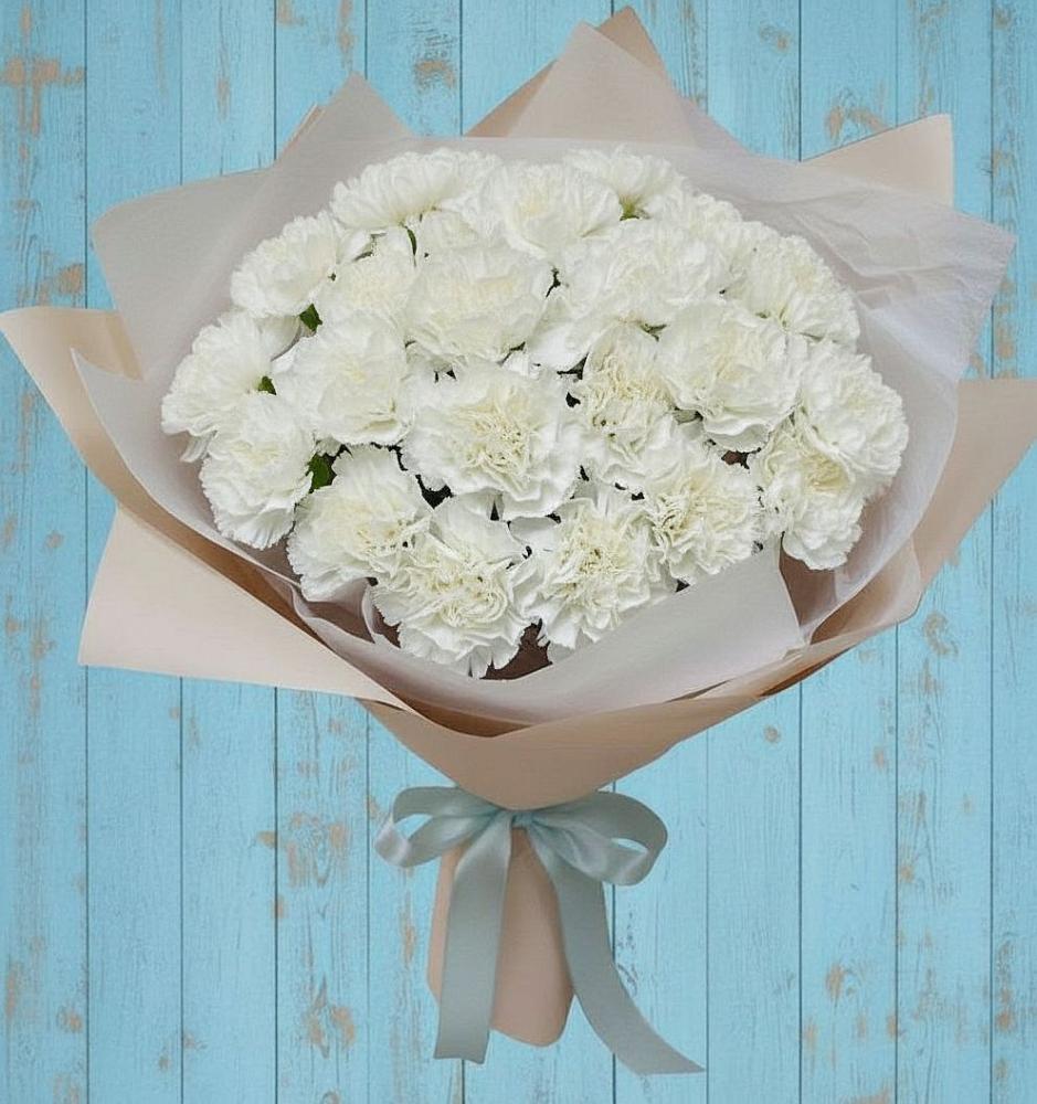 Букет цветов из: Гвоздики в Острогожске