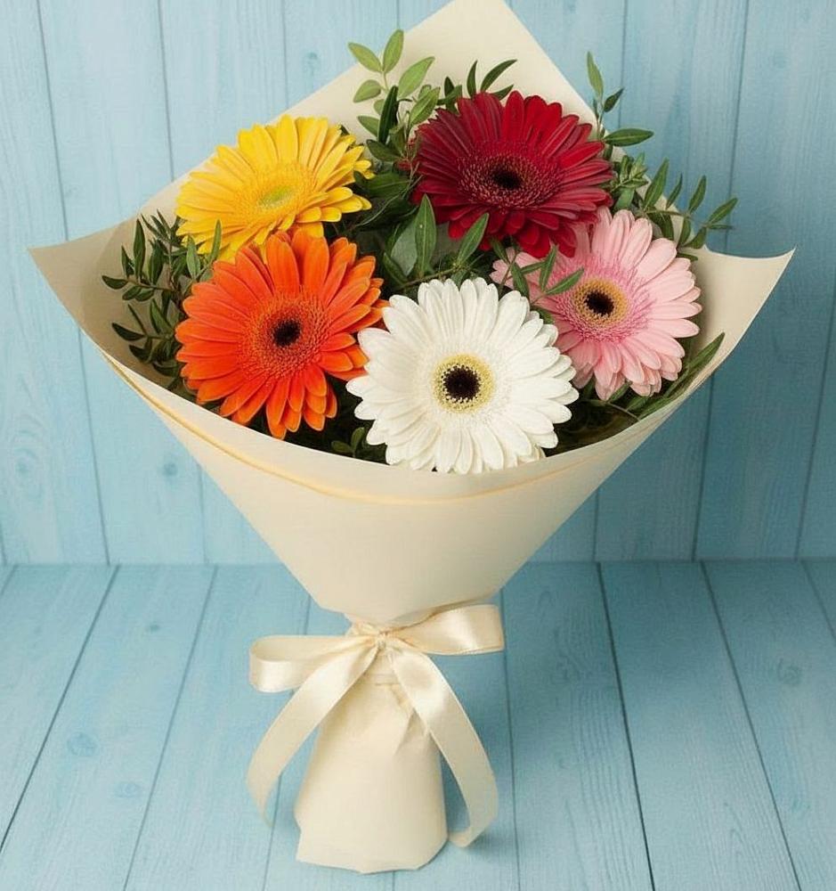 Букет цветов из: Герберы в Острогожске