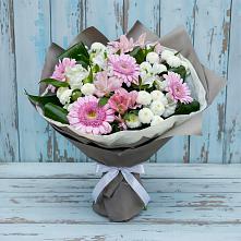 Букет цветов из:  Герберы, Альстромерии и Хризантемы #REPLACE_PRED# Острогожске