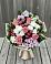 Букет цветов из: Альстромерии, Гвоздики, Розы и Хризантемы в Острогожске