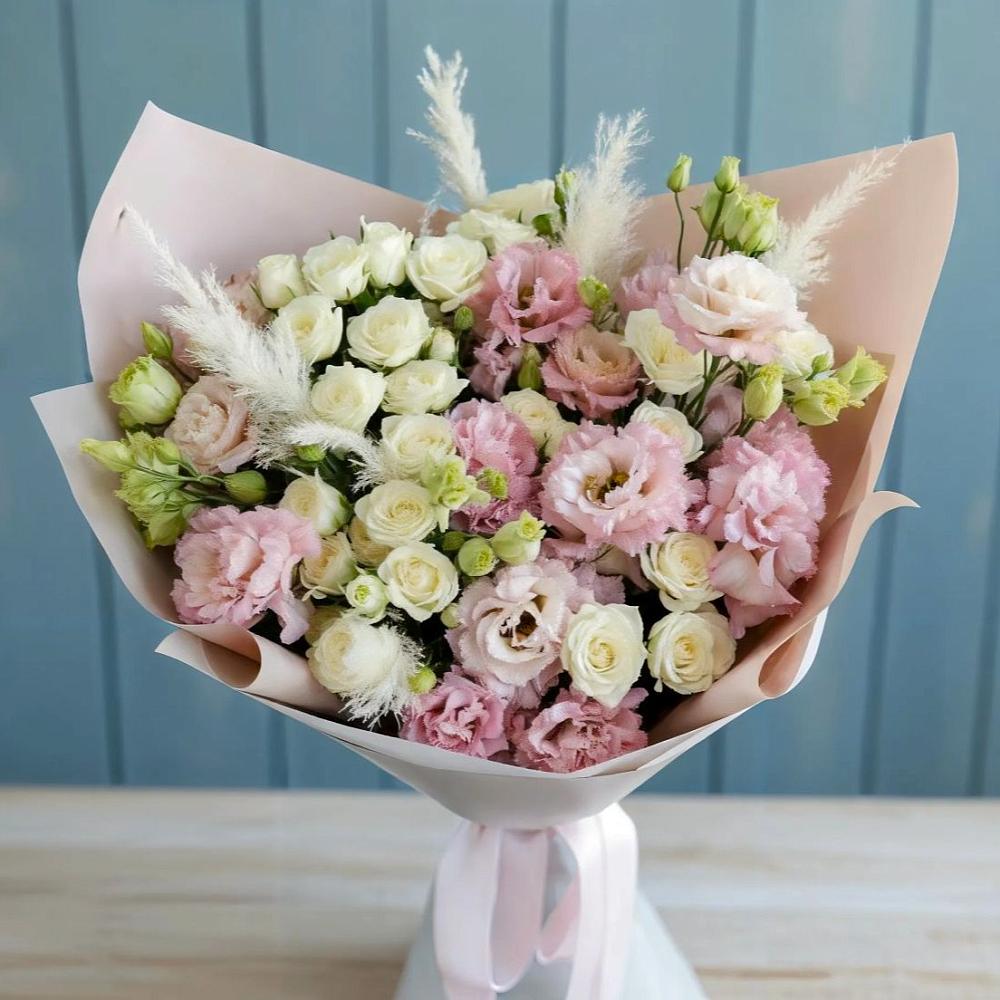 Букет цветов из: Альстромерии и Розы в Острогожске