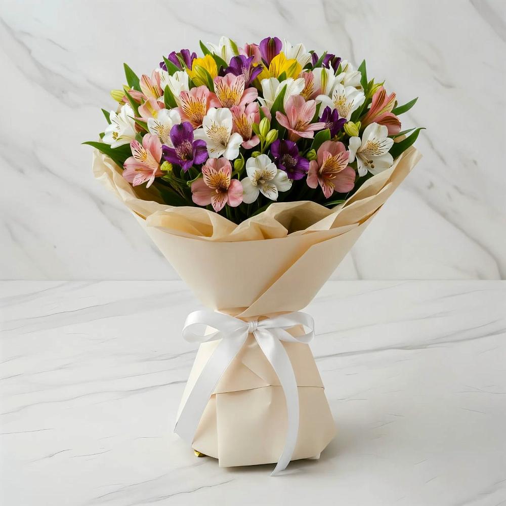 Букет цветов из: Альстромерии в Острогожске