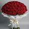 Букет 101 Красная роза Блэк Мэджик в Острогожске