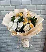 Букет цветов из:  Розы и Хризантемы в Острогожске