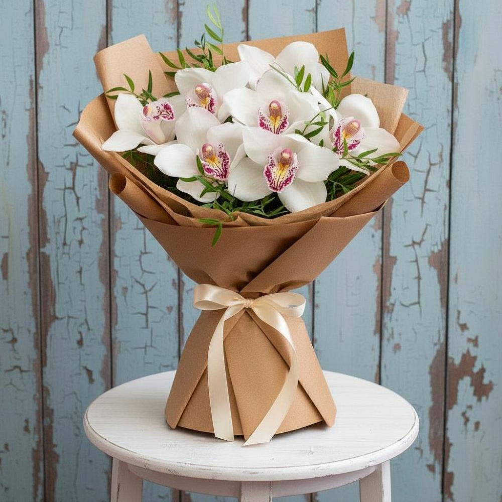 Букет цветов из: Орхидеи и Розы в Острогожске