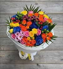 Букет цветов из:  Розы и Хризантемы в Острогожске