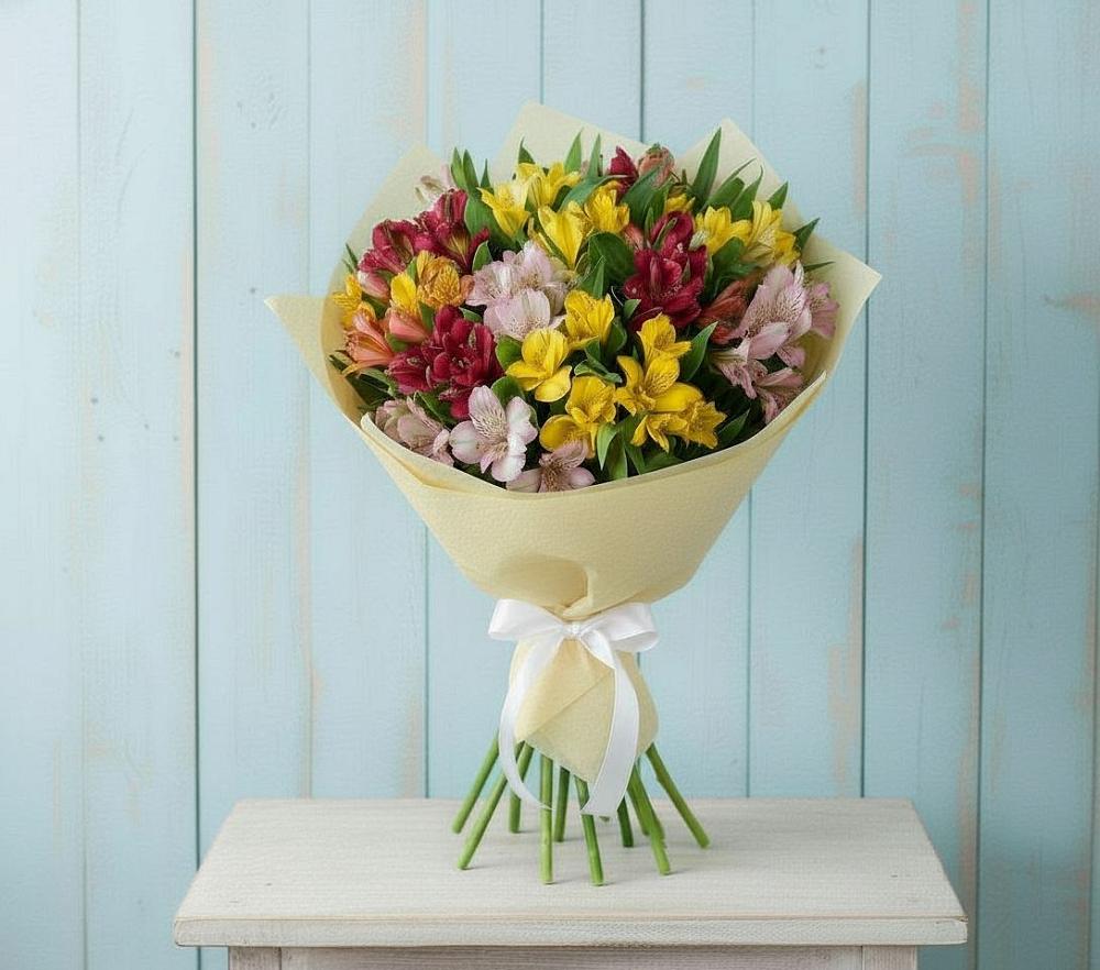 Букет цветов из: Альстромерии в Острогожске
